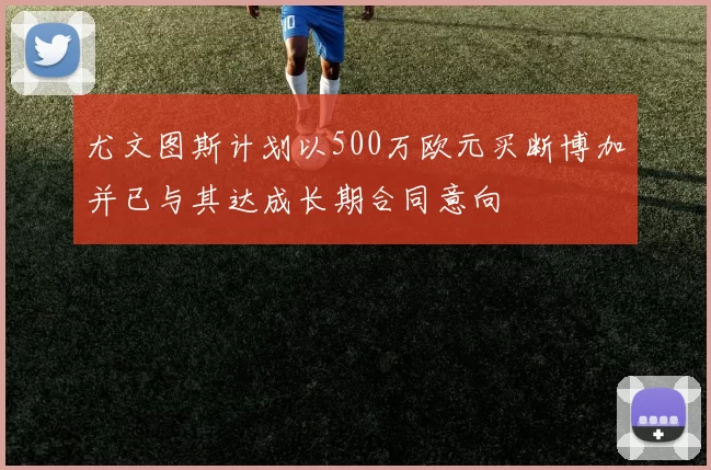 尤文图斯计划以500万欧元买断博加并已与其达成长期合同意向